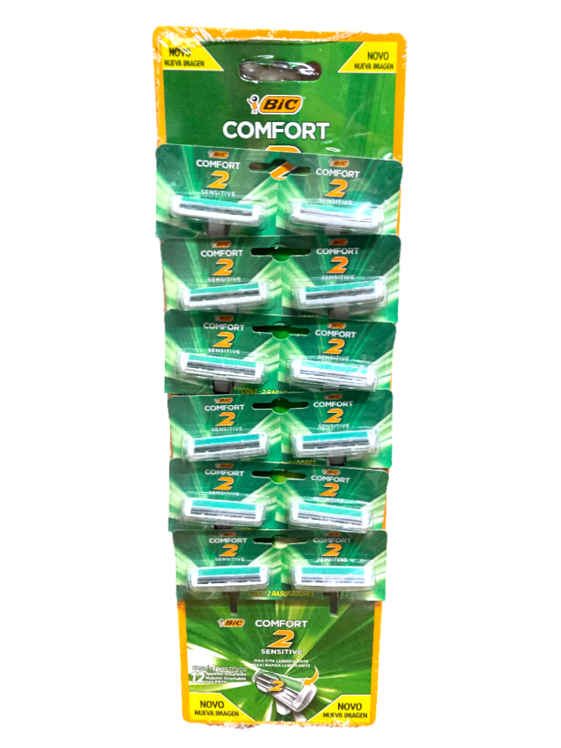 BIC COMFORT 2 RASURADOR 12 6 2 PZ CJ