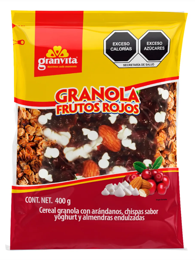 GRANOLA GRANVITA C FRUTAS 30 400 GR