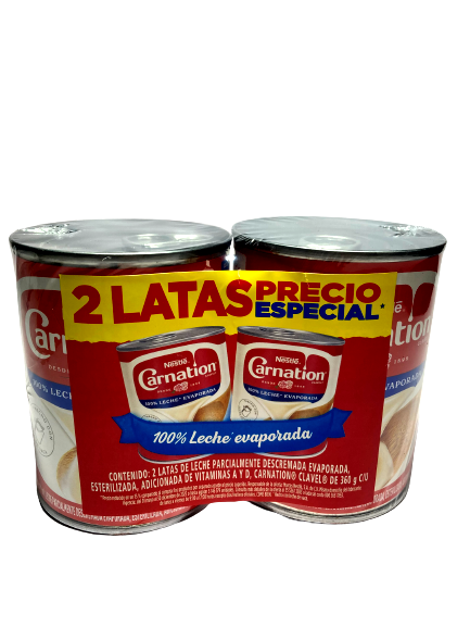 Leche Evaporada Clavel 360 Gr