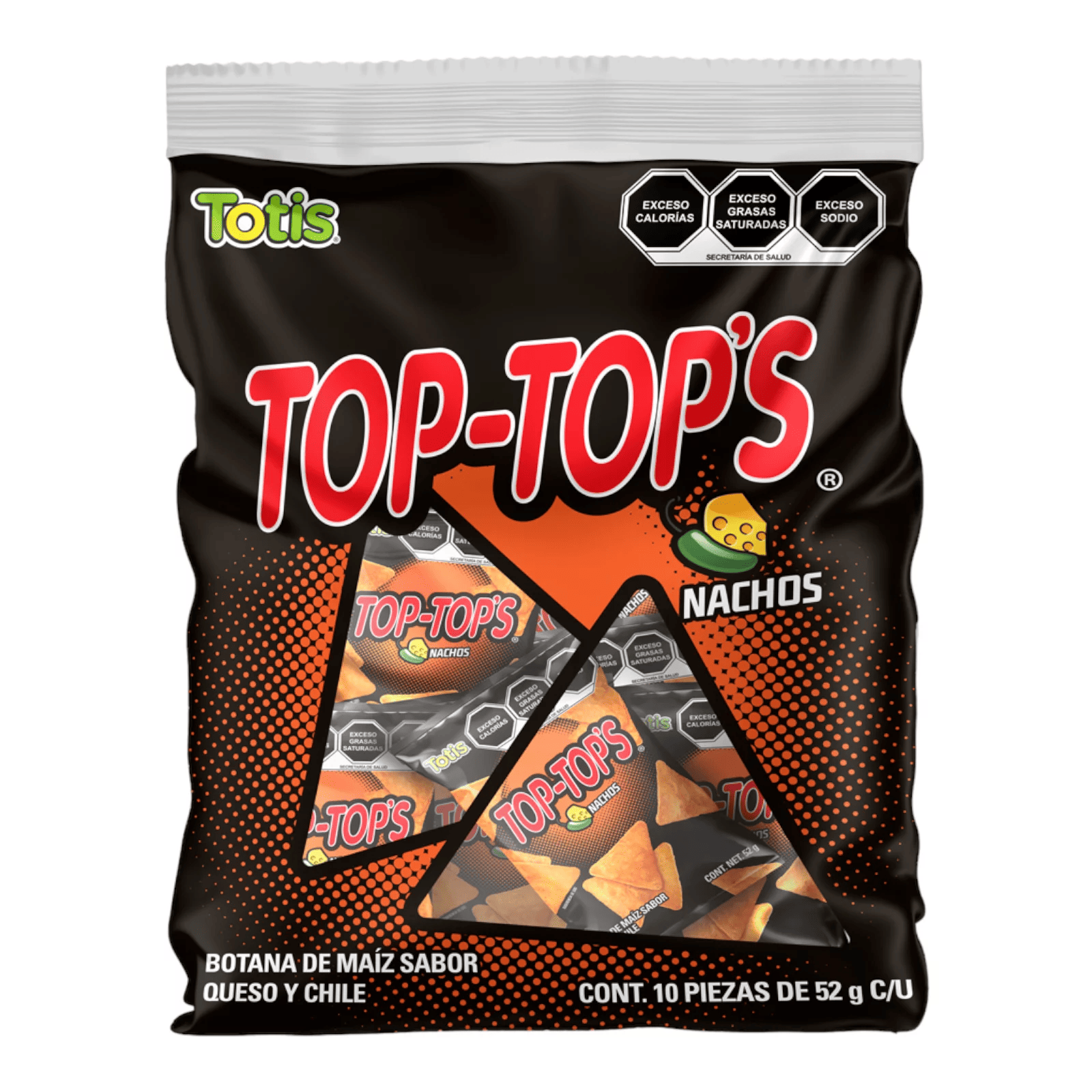 TOTIS TOP TOPS NACHOS 8 10PZAS