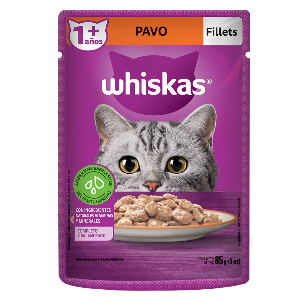 WHISKAS 8 85 G PAVO