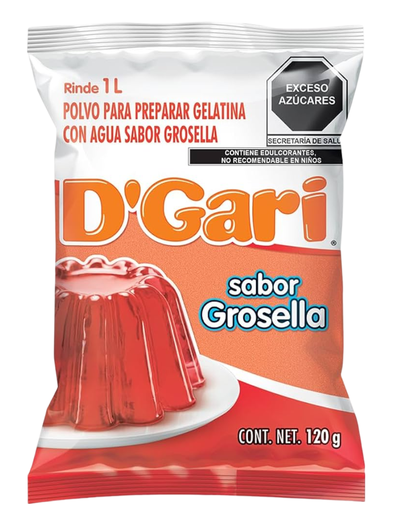 GELATINA DGARI 50 120 GROSELLA