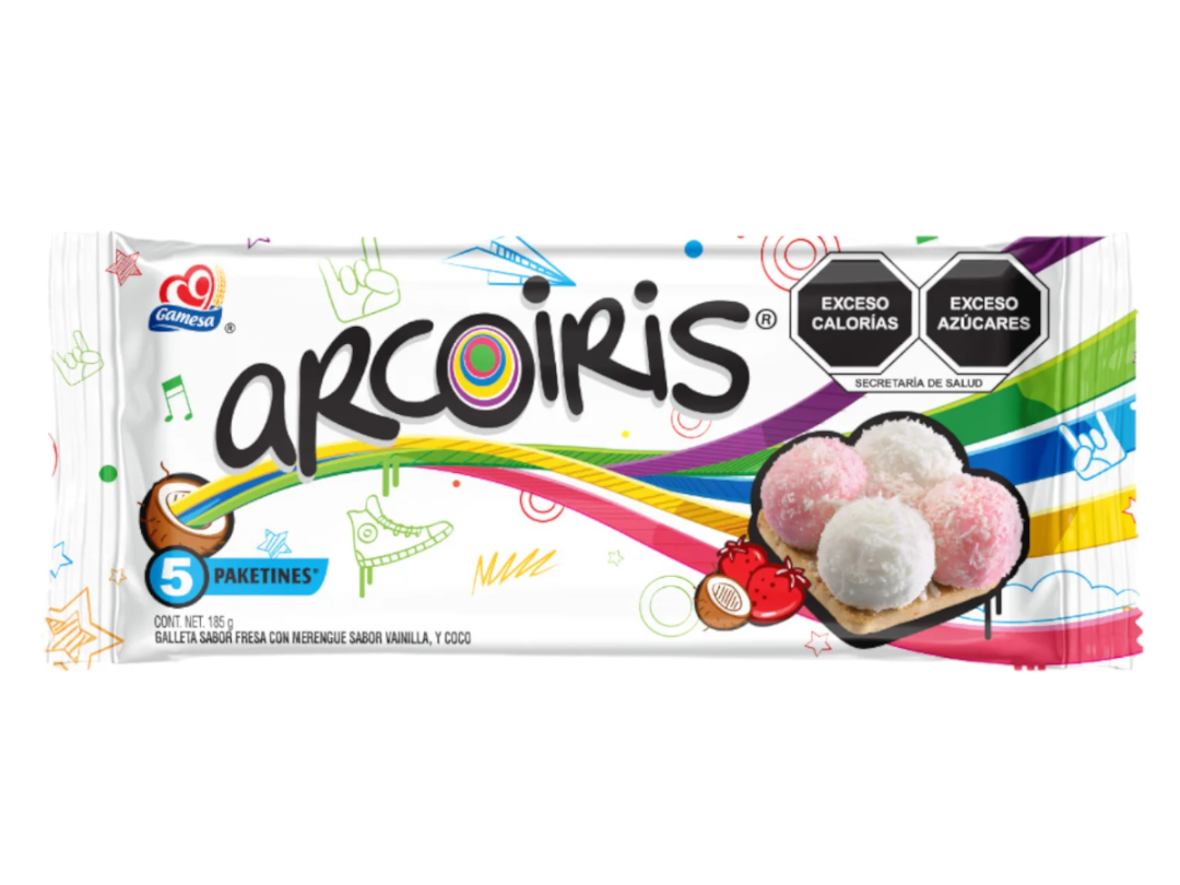 GAMESA ARCOIRIS MULTIPACK 10 185 GRS.