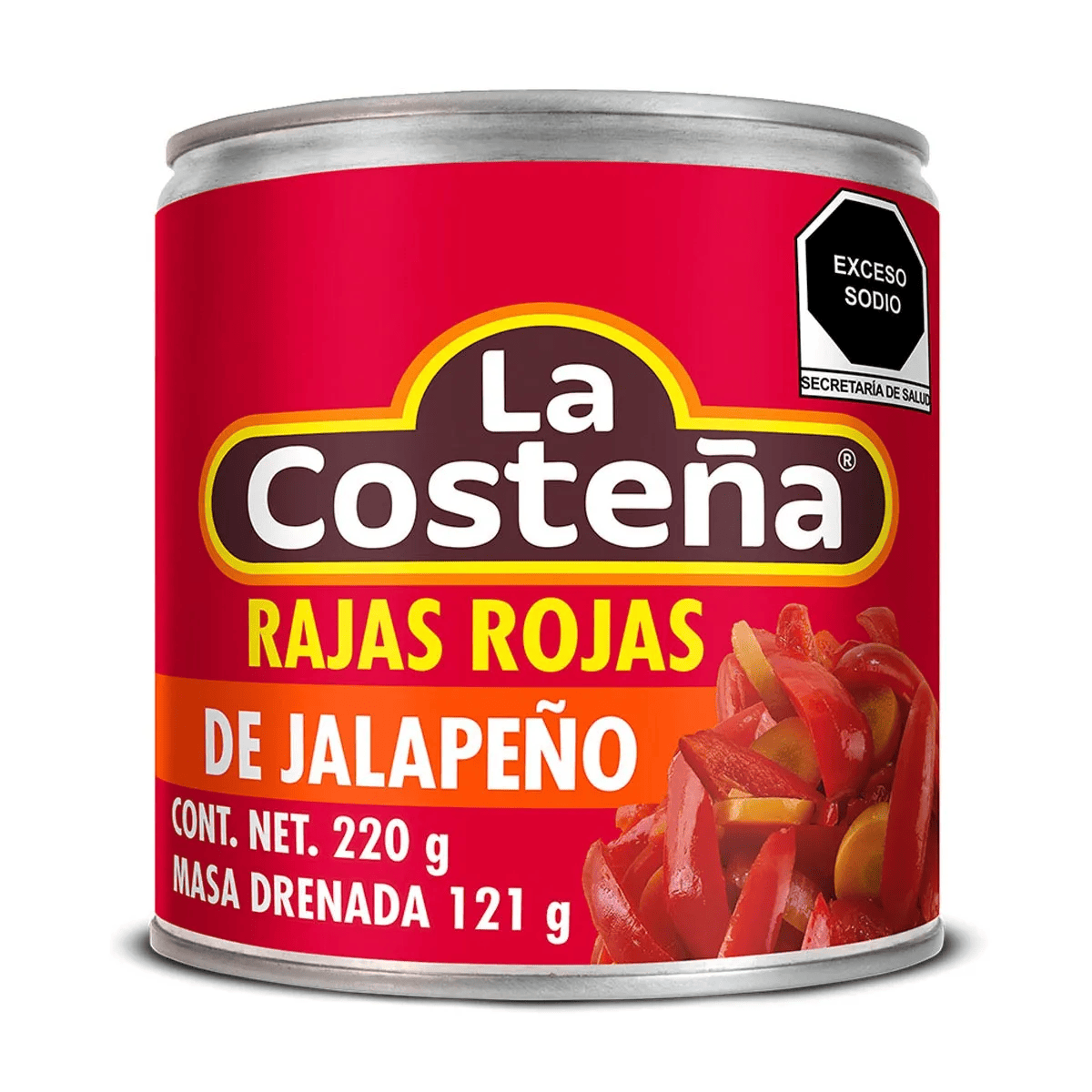 CHILES COSTE RAJAS ROJAS 24 220GR