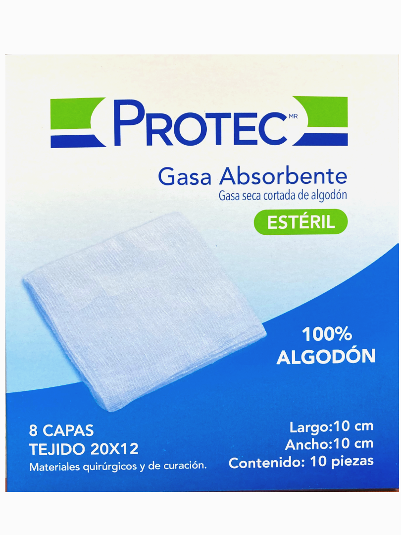 GASA PROTEC 10X10 CM 84 10 PZAS