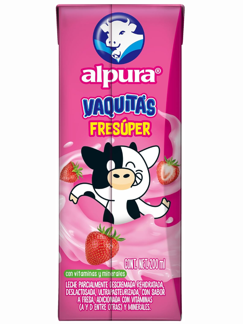 LECHE ALPURA 24 200 FRESA