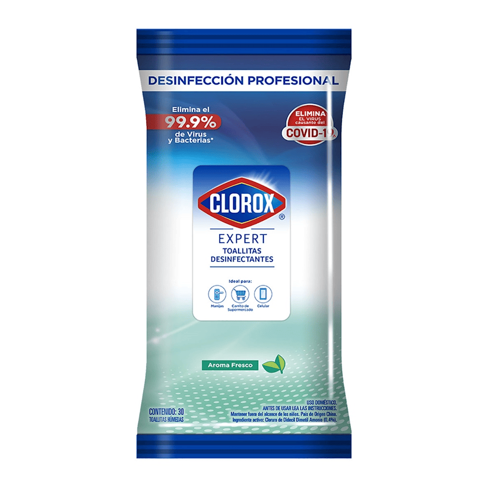 TOALLITAS CLOROX EXP FLOWPACK 12 30 PZAS