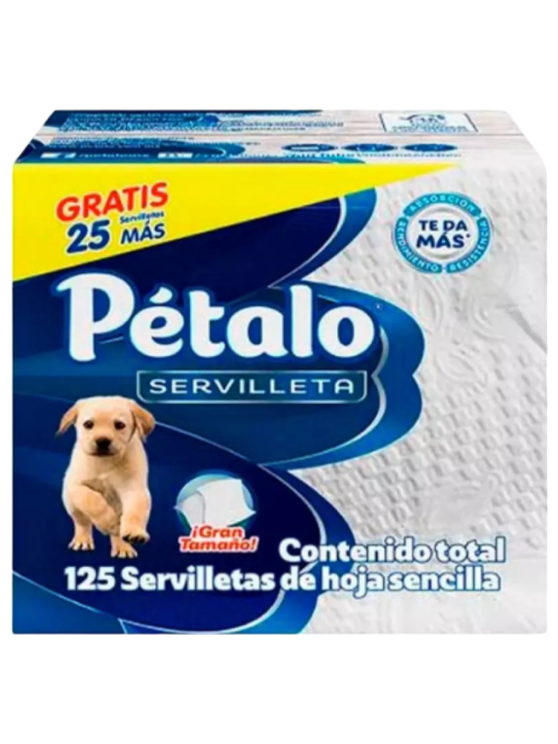 SERVILLETA PETALO 48 100 MAS 25 GRATIS