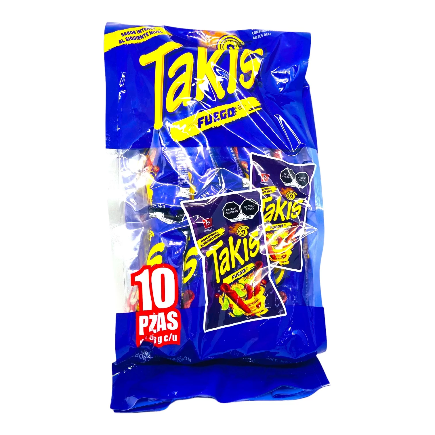 BARCEL TEN PACK TAKIS FUEGO 7 10 PZAS