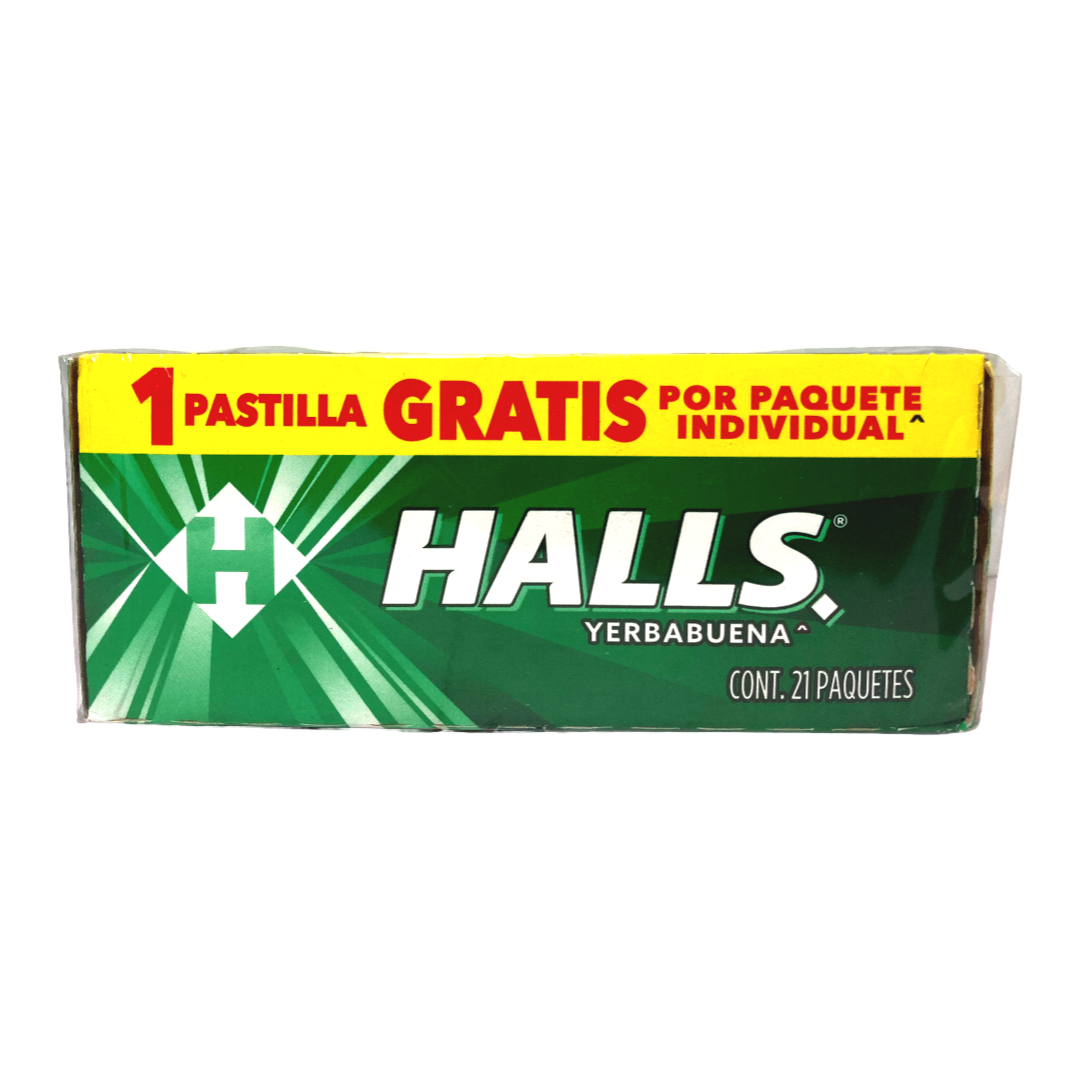 MONDELEZ HALLS YERBA 30 12 PZ